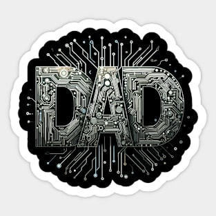 Cool and Stylish Tech Gift for Father Sticker